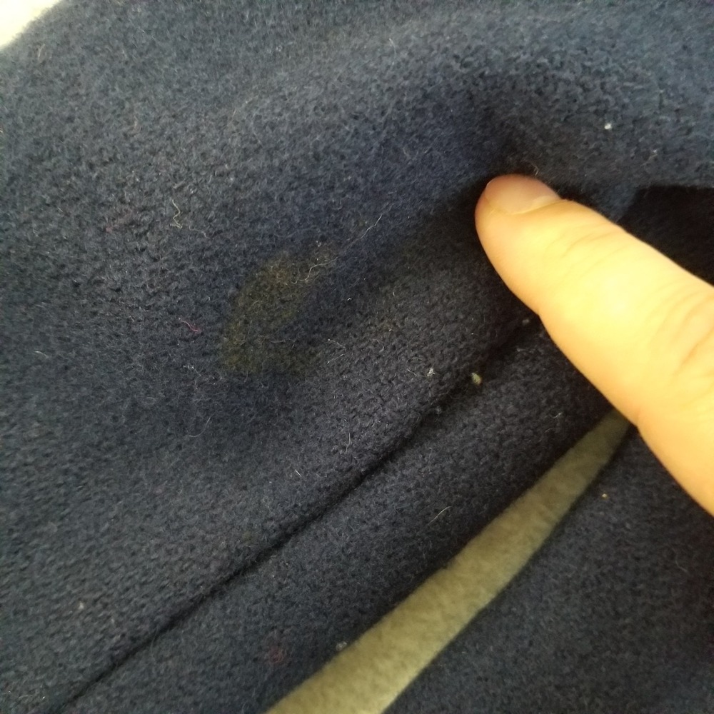 Vintage Rothschild Coat Girls Size 6 Navy Blue Buttons Stains USA - Picture 6 of 12